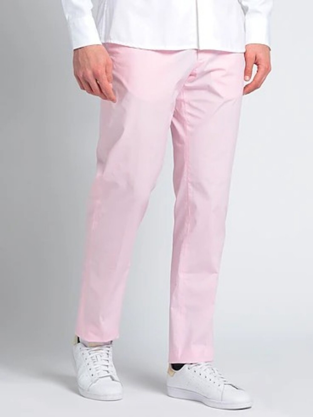 Dunhill Lightweight Straight Leg Pale Pink Chino Pants